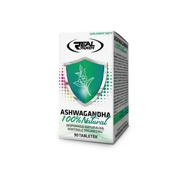 ASHWAGANDHA 100% NATUREL REAL PHARM | 90 TAB ASHWAGANDHA 100% NATUREL REAL PHARM | 90 TAB